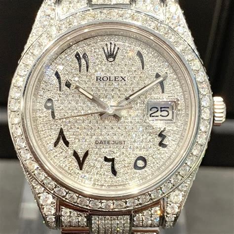 rolex arabian dial|arabic dial rolex iced out.